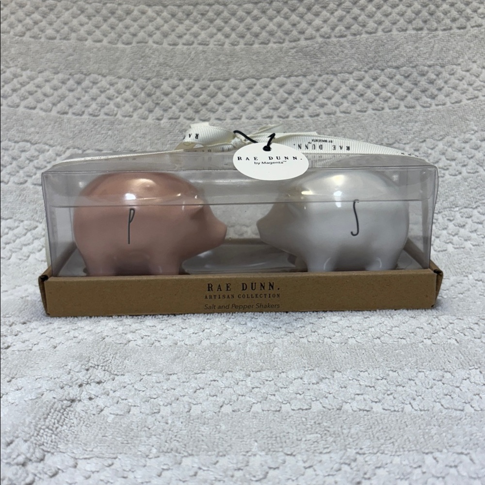 Rae Dunn Farmhouse Pig Salt and Pepper Shakers